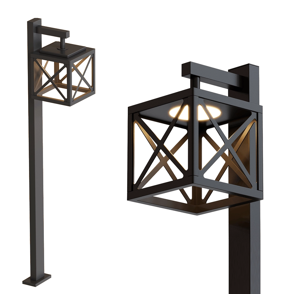 Novotech - Outdoor lamp post DANTELA 358448 3D Model