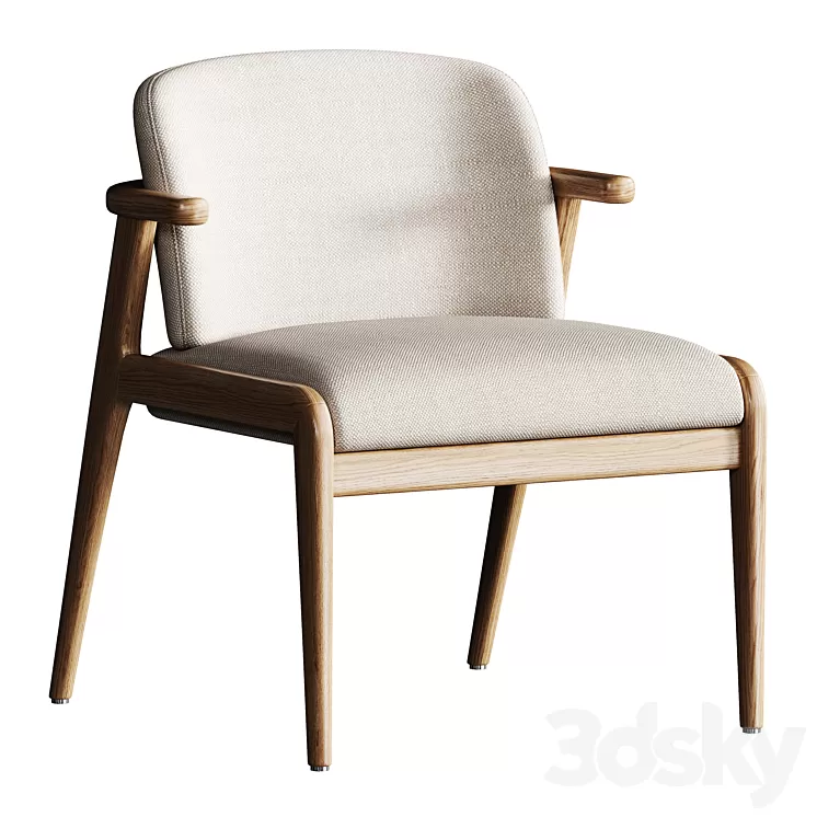 Nowe Dining Chair 3D Model Free