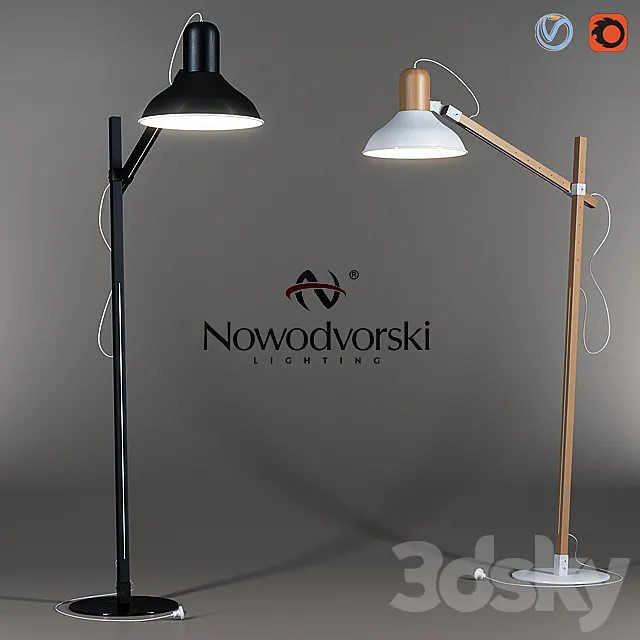 Nowodvorski 6534 WOOD BOY 3D Model