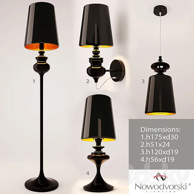 Nowodvorski. Alaska Black 3DModel