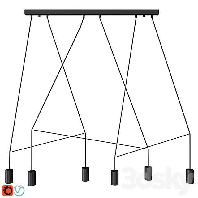 Nowodvorski IMBRIA BLACK 9675 3D Model