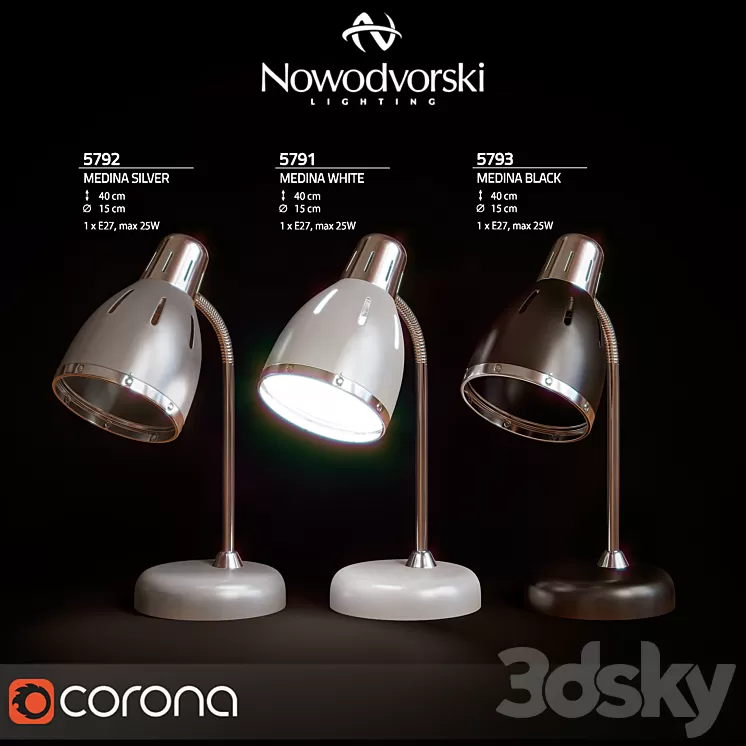 Nowodvorski MEDINA 3D Model