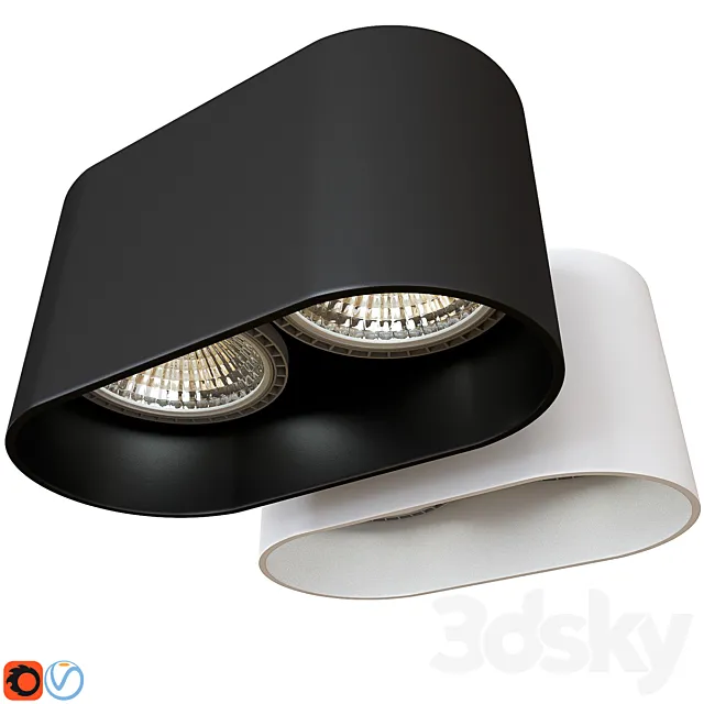 Nowodvorski OVAL consignment lamp 3D Model