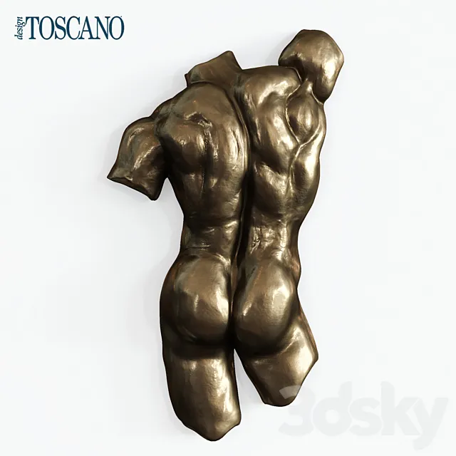 Nude Torso Wall Sculptures 3D Model