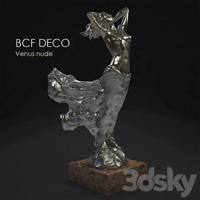 Nude Venus figurine. 3DModel