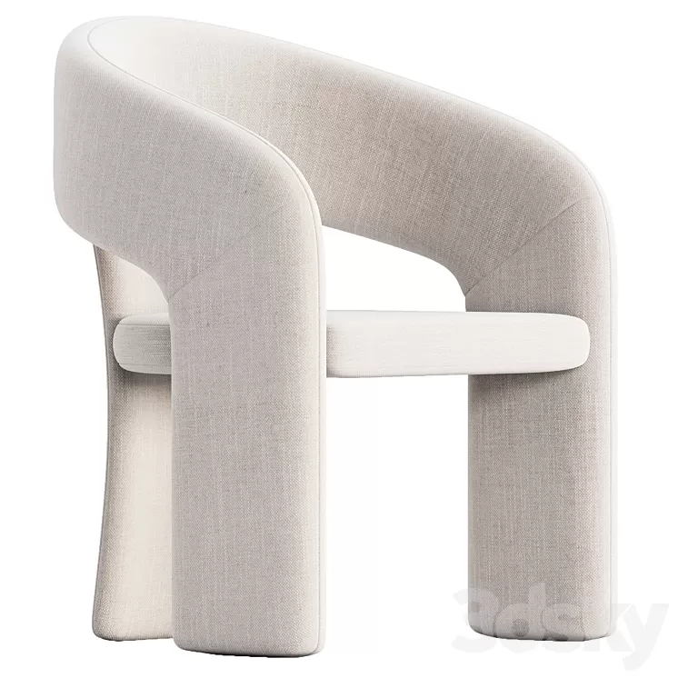 Nuevo Anise Dining Chair 3D Model Free