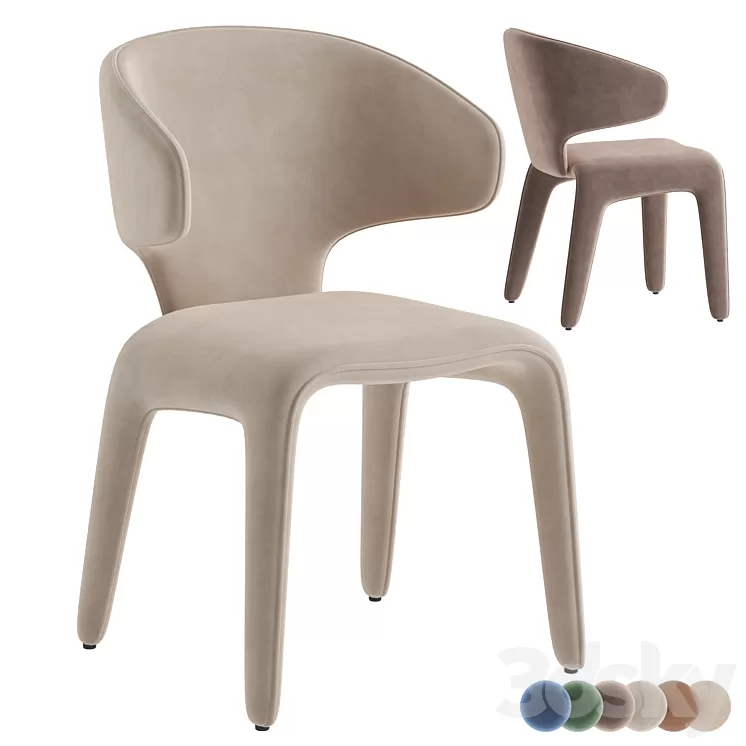 Nuevo Bandi chair 3D Model Free