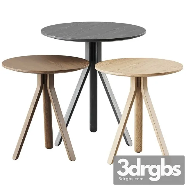 Nuez Table Occasional Me2880 Me2873 By Andreu World 3D Model Free