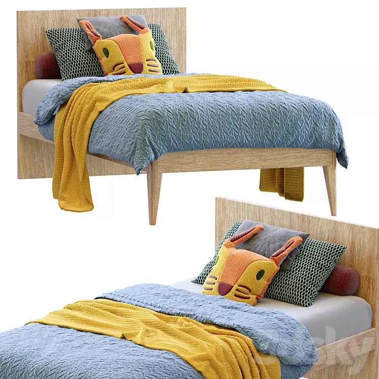 Nuk Single Bed 2 3D Model Free