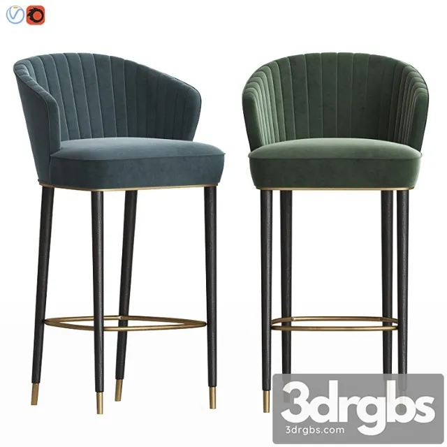 Nuka bar chair 1stdibs 2 3D Model Free