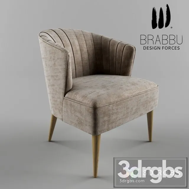 Nuka Brabbu Armchair 3D Model Free