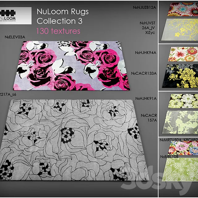 Nuloom rugs3 3D Model