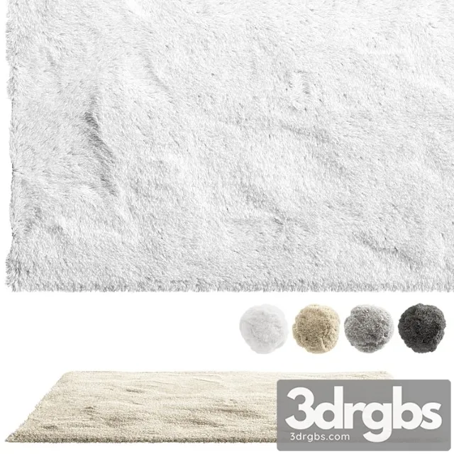 Nuloom Shaggy Area Rug 4 Colors 3D Model Free