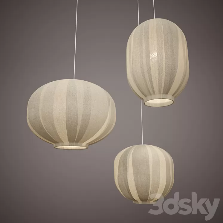 Nuno by Nendo for Vibia 3D Model
