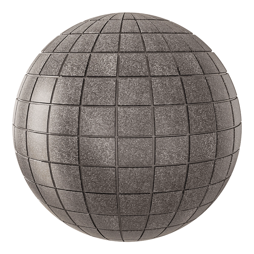 Nur Mosaic - Basalt cube natural mosaic 3D Model