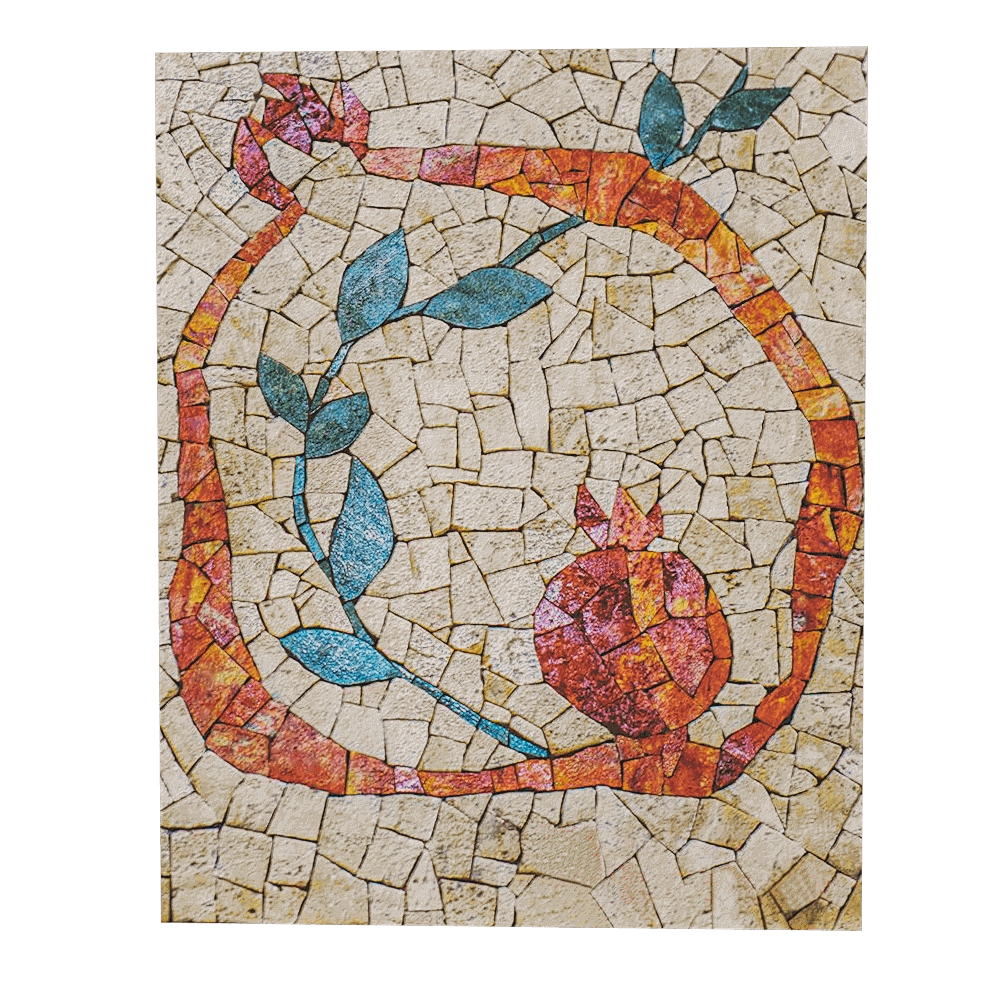 Nur Mosaic - Korolevskaya mosaic from white marble 3D Model