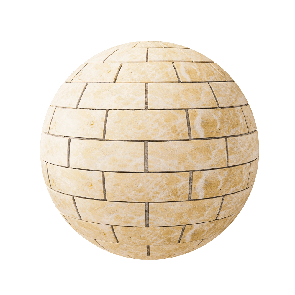 Nur Mosaic - Mosaic from Armenian travertine tiles 3D Model