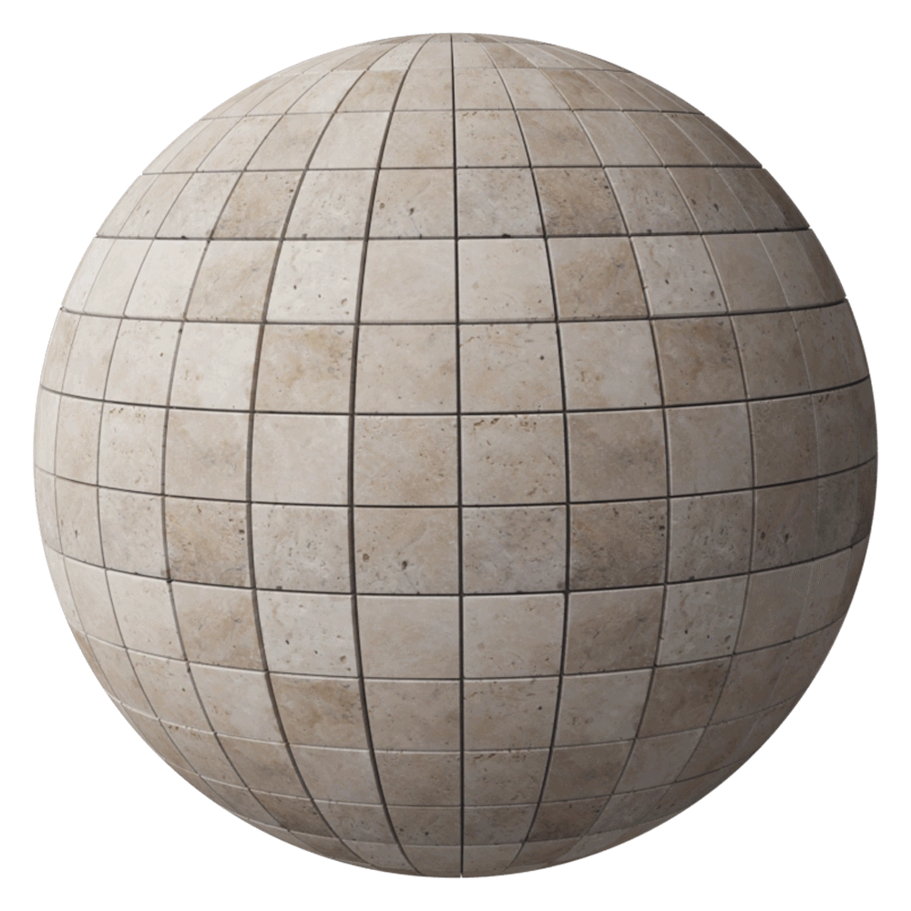 Nur Mosaic - Mosaic with antique pattern 3D Model