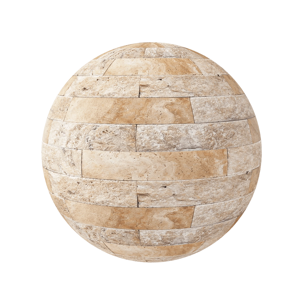 Nur Mosaic - Travertine classic exclusive mosaic tile 3D Model