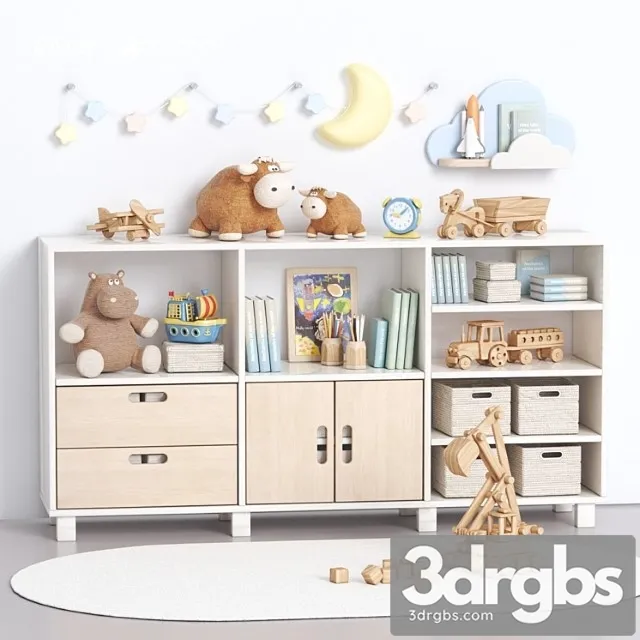 Nursery Furniture 01 3D Model Free