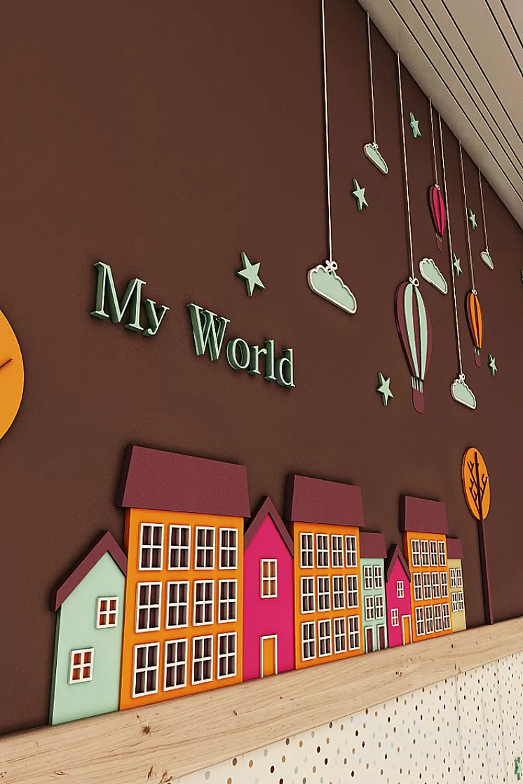 nursery wall decorations 3D Model