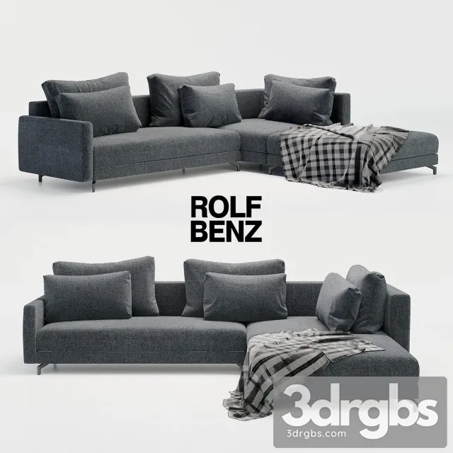 Nuvola Rolf Benz Sofa 01 3D Model Free