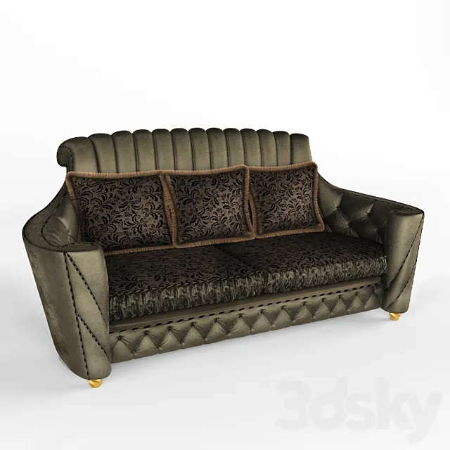 Nuvola: sofa 3-seater 3DModel