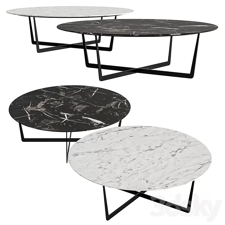 NV Gallery Bexter Coffee Tables 3D Model