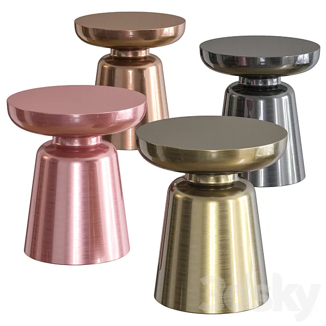 NV Gallery Cersei Coffee & Side Table 3D Model