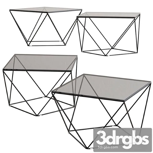 Nv gallery heroine glass coffee table 2 3D Model Free