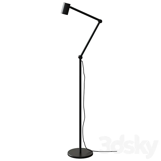 NYMÅNE NIMONE Floor _ reading lamp anthracite 3D Model