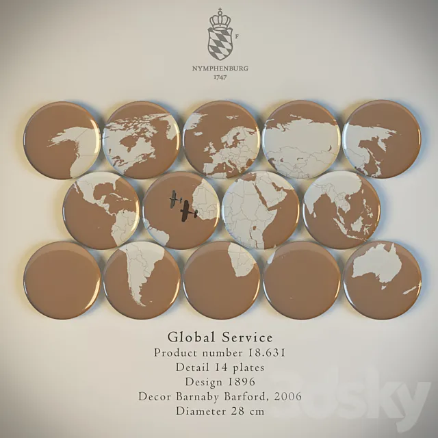 Nymphenburg Global Service 3DModel