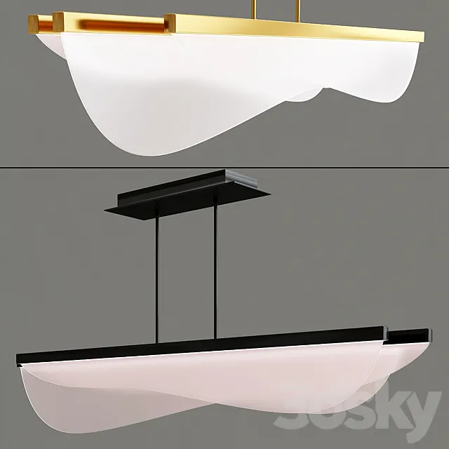 Nyra LED Linear Suspension 3D Model