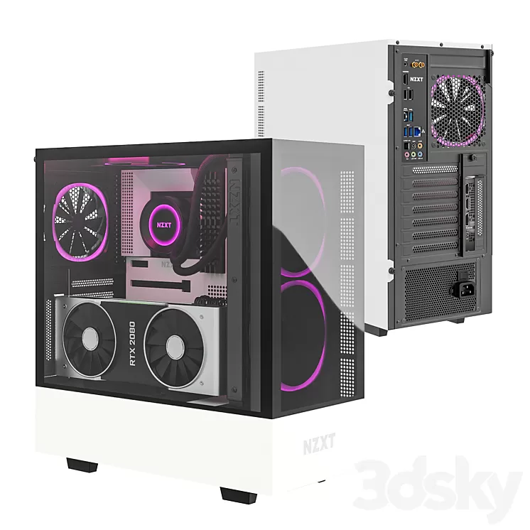 Nzxt Pc 3D Model
