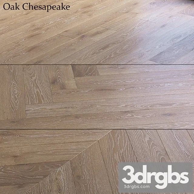 Oak Chesapeake 3D Model Free