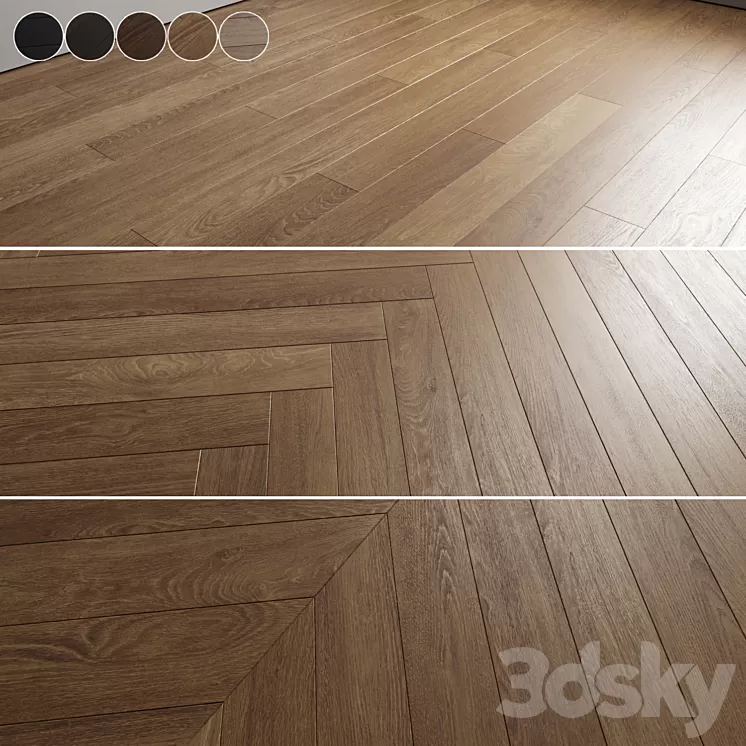 Oak Floor 031 3D Model Free
