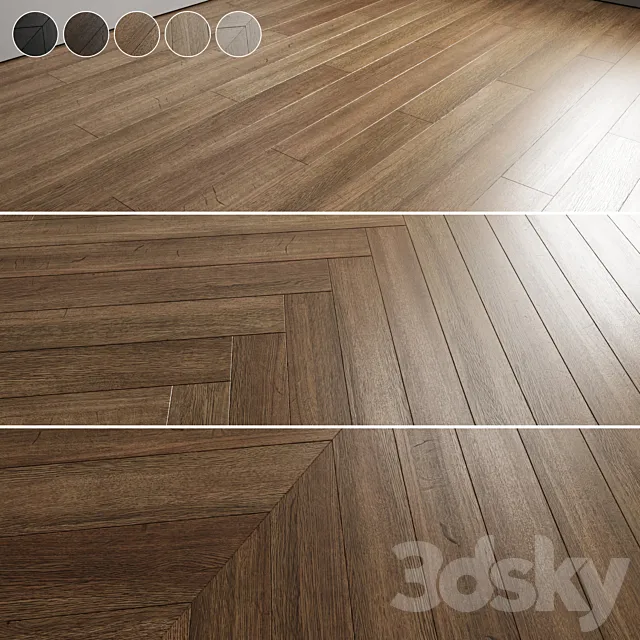 Oak Floor 072 3D Model