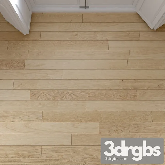 Oak natural light floor 3 3D Model Free