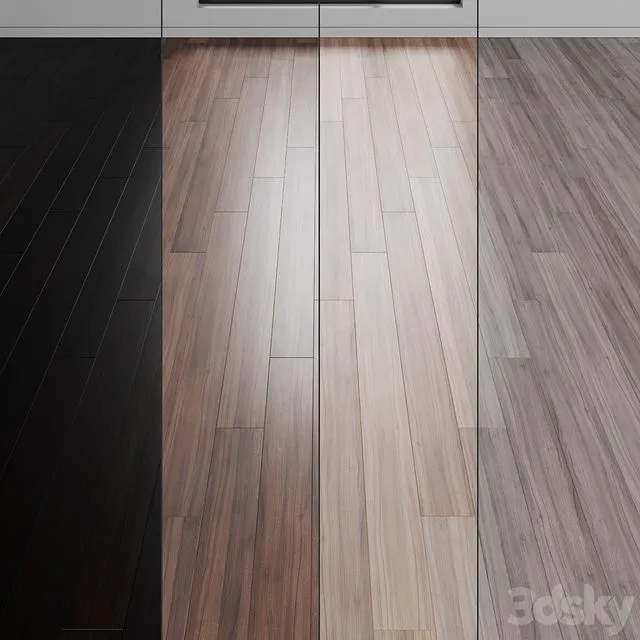 Oak parquet board 04 (wood floor set) 3D Model