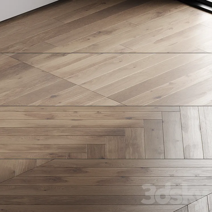 Oak parquet board 12 3D Model Free