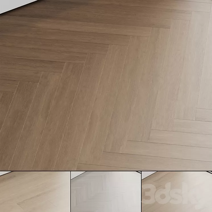 Oak parquet board 20 3D Model Free