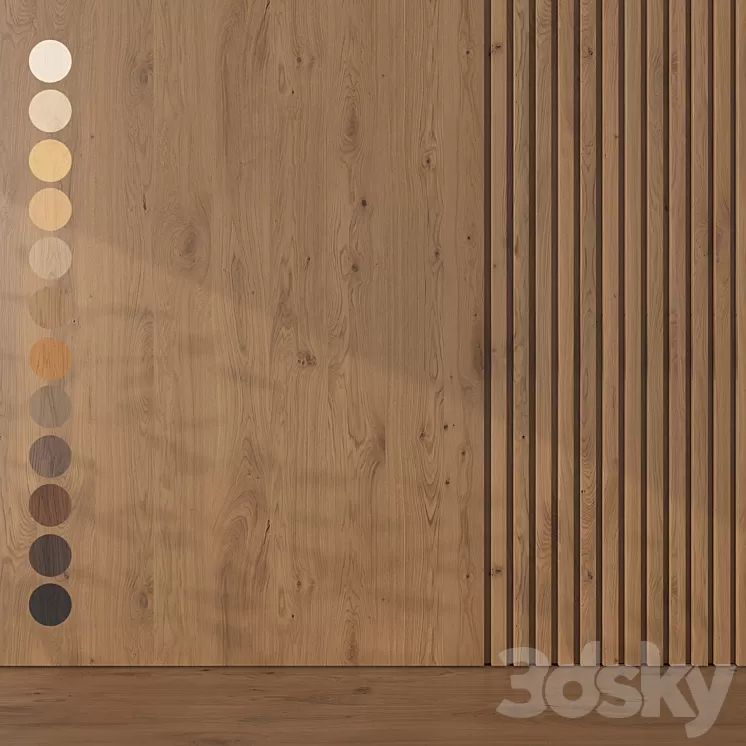Oak Texture 061 3D Model Free Download
