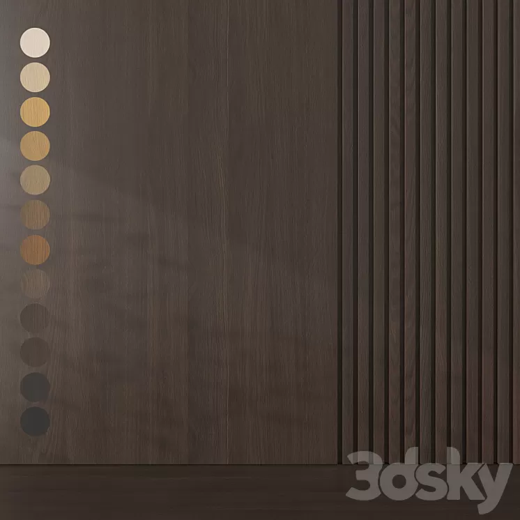Oak texture 075 3D Model Free