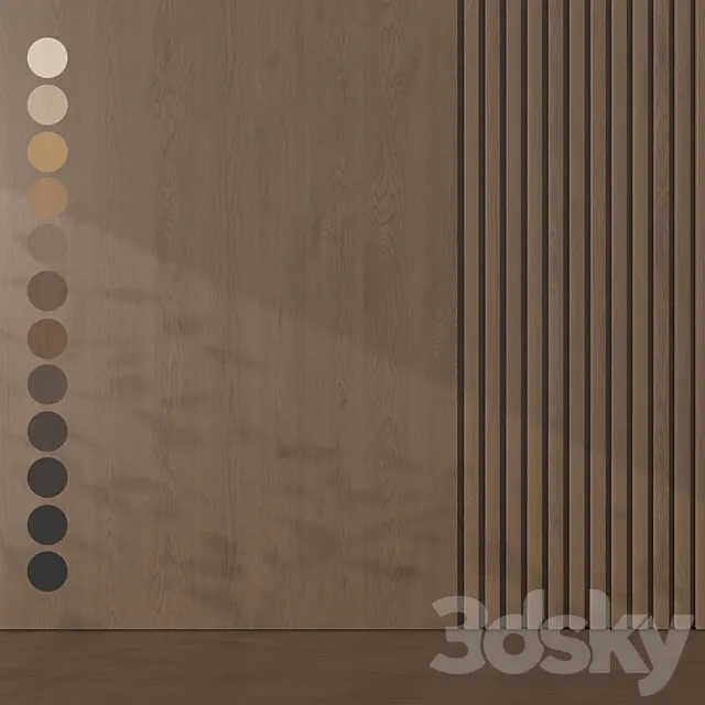 Oak texture 077 3D Model