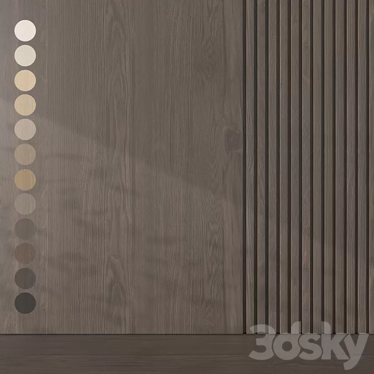 Oak texture 079 3D Model Free