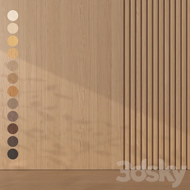 Oak texture 084 3D Model