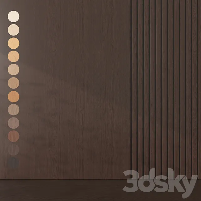 Oak texture 094 3D Model