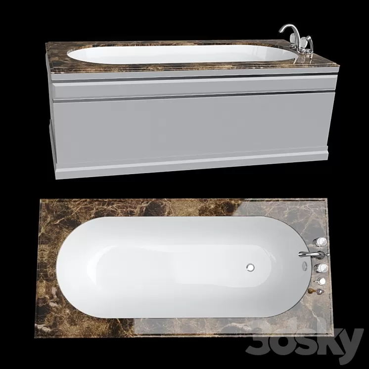 Oasis ACADEMY bath 3D Model