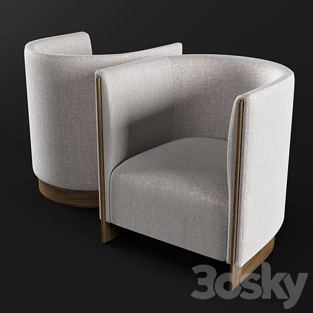 Oasis Adeline armchair 3D Model