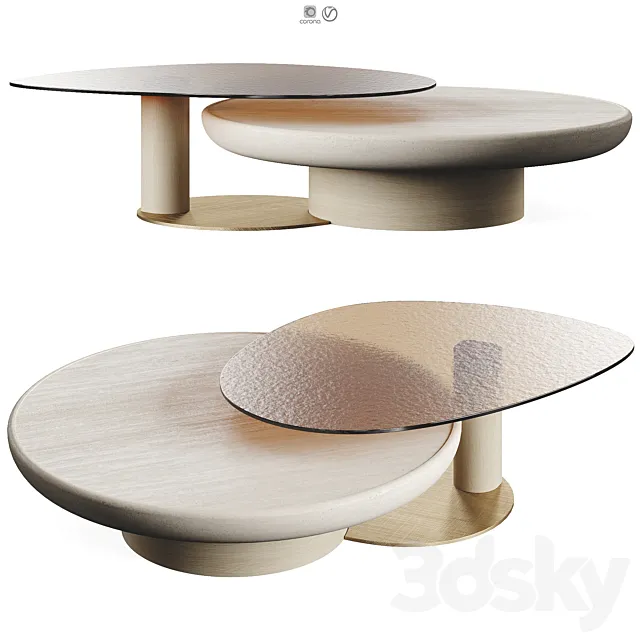 Oasis V3 Outdoor Table by Luxlucia Casa 3D Model